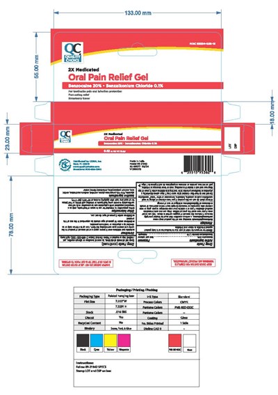 Label (92 89077 0224 Pkg Oral Gel .42oz Ol4)